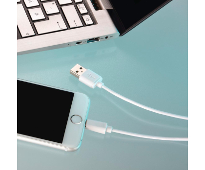 Kabel Hama USB-Lightning 1m MFI bialy